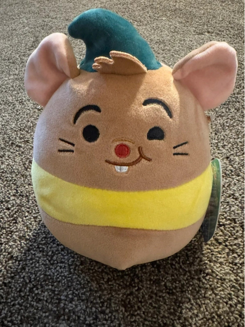 Disney x Squishmallows CINDERELLA Gus the Mouse 6.5-inch NWT